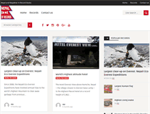 Tablet Screenshot of nepalbookofrecords.com